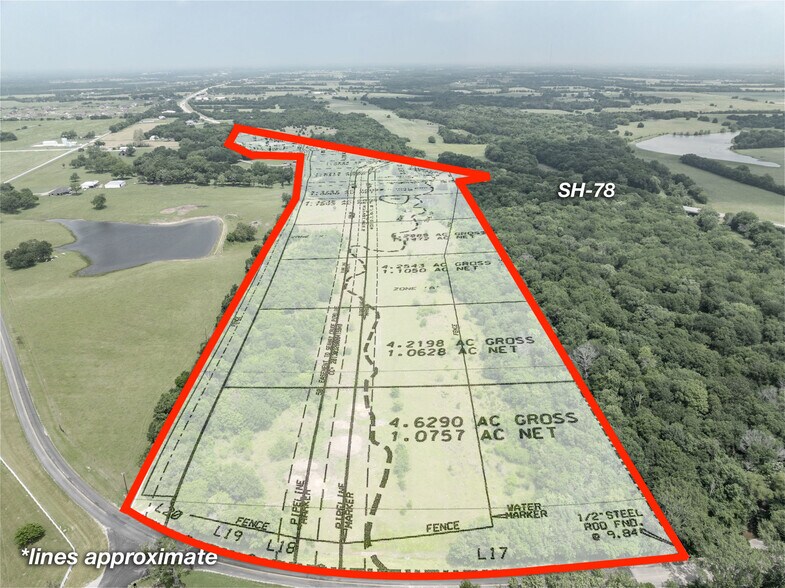 42 Acres N State Hwy 78, Farmersville, TX à vendre - Aérien – Image 1 sur 18
