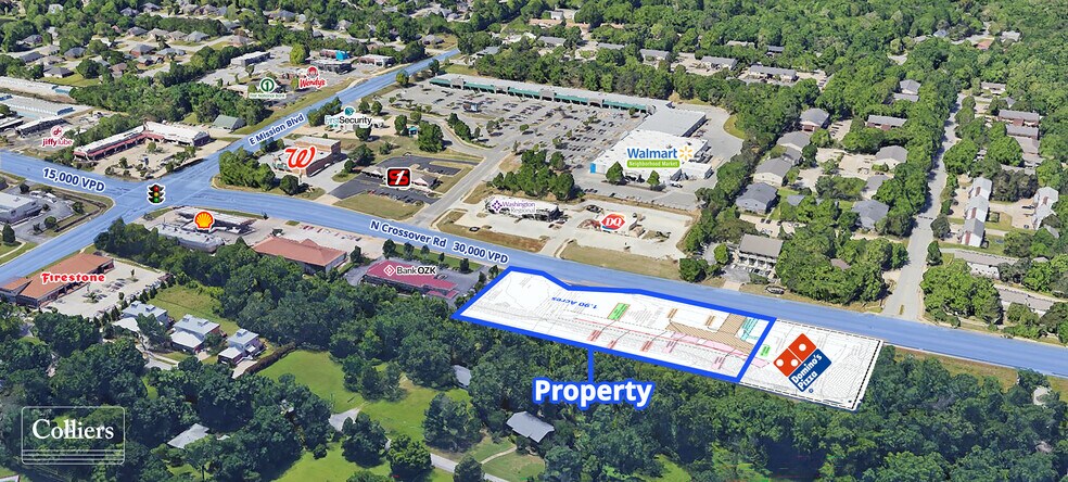 2160 Crossover rd, Fayetteville, AR à vendre - Photo de l’immeuble – Image 1 sur 3