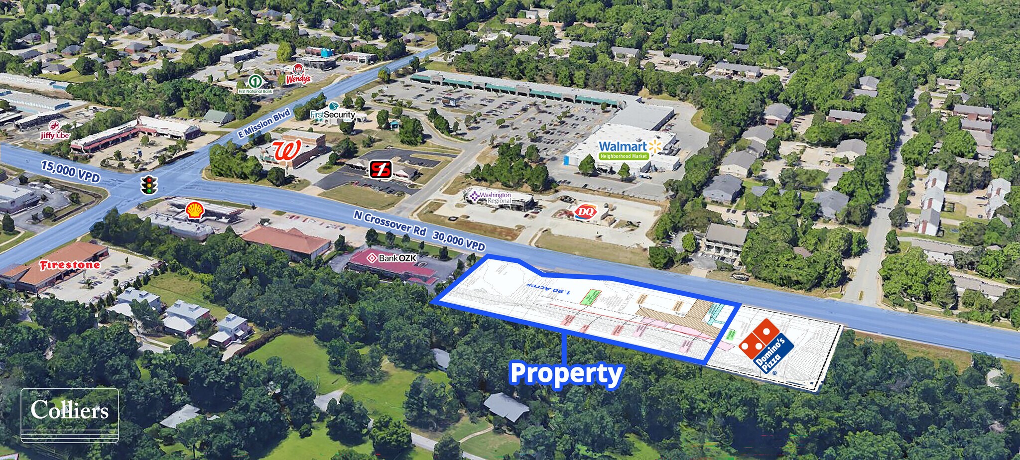2160 Crossover rd, Fayetteville, AR à vendre Photo de l’immeuble– Image 1 sur 4