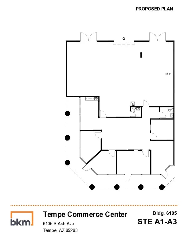 6105 S Ash Ave, Tempe, AZ à louer Plan d’étage– Image 1 sur 1