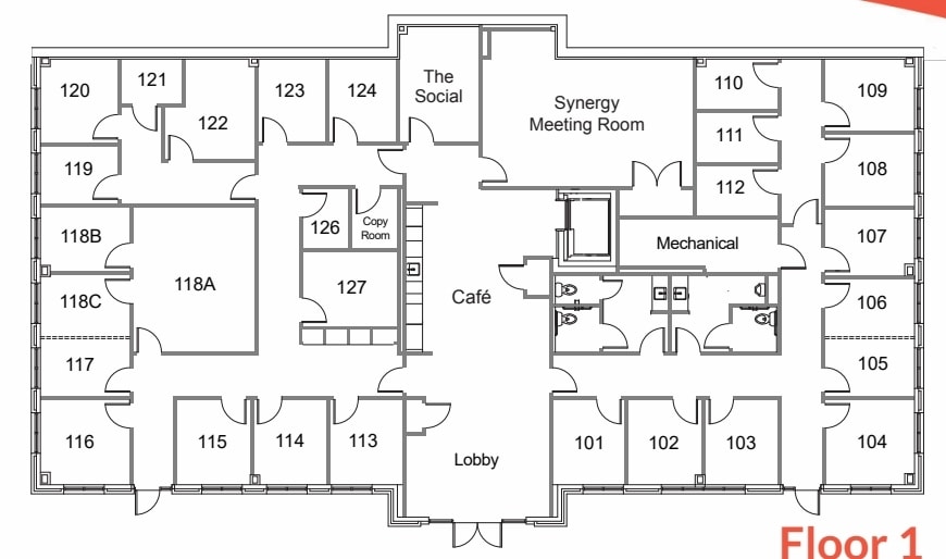 4804 Page Creek, Durham, NC à louer Plan d’étage– Image 1 sur 2