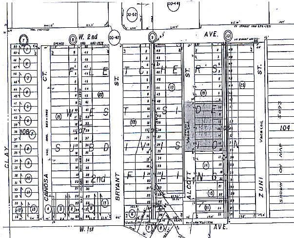 2496 W 2nd Ave, Denver, CO à louer - Plan cadastral – Image 2 sur 20