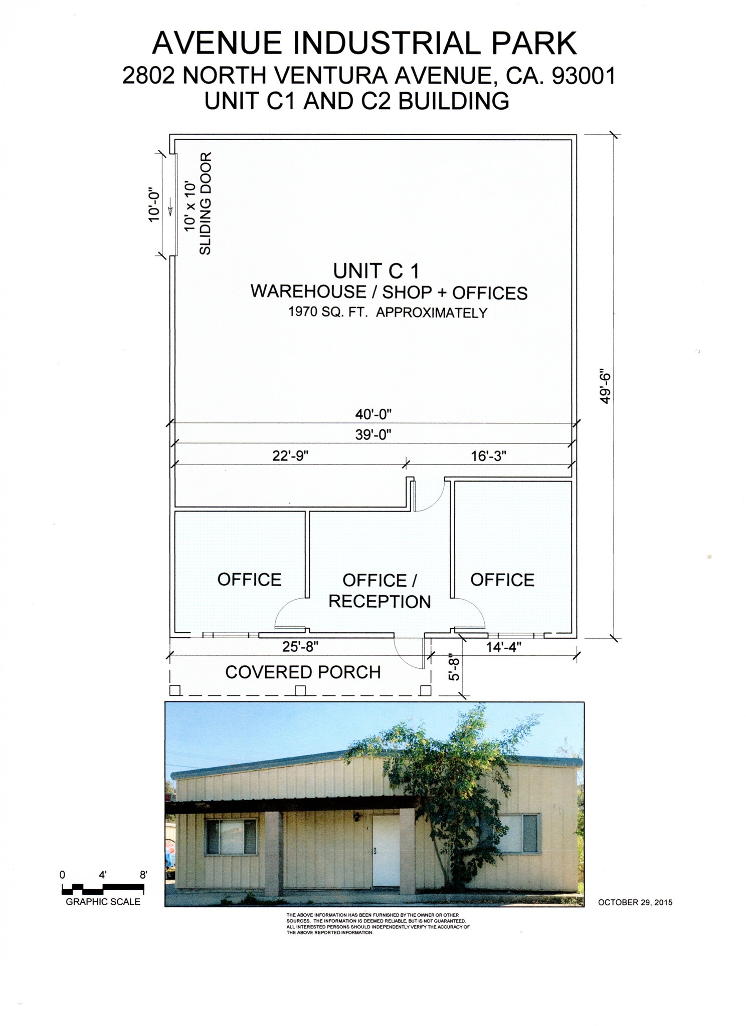 2802 N Ventura Ave, Ventura, CA à louer Plan d’étage– Image 1 sur 1