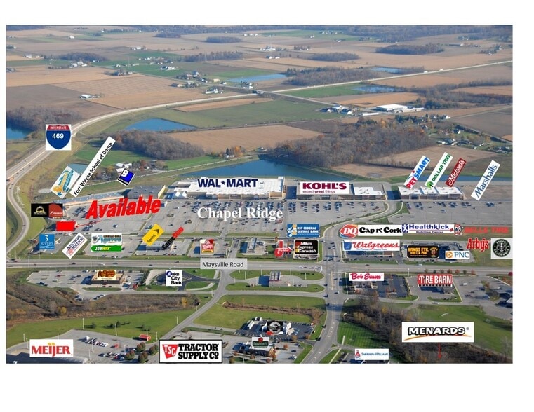 10510 Maysville Rd, Fort Wayne, IN à vendre - Aérien – Image 2 sur 3