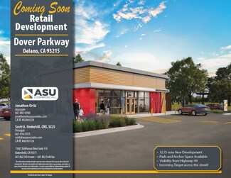 Plus de détails pour Dover Parkway, Delano, CA - Local commercial à vendre