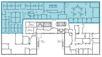 812 Huron Rd E, Cleveland, OH à louer Plan d’étage– Image 1 sur 1