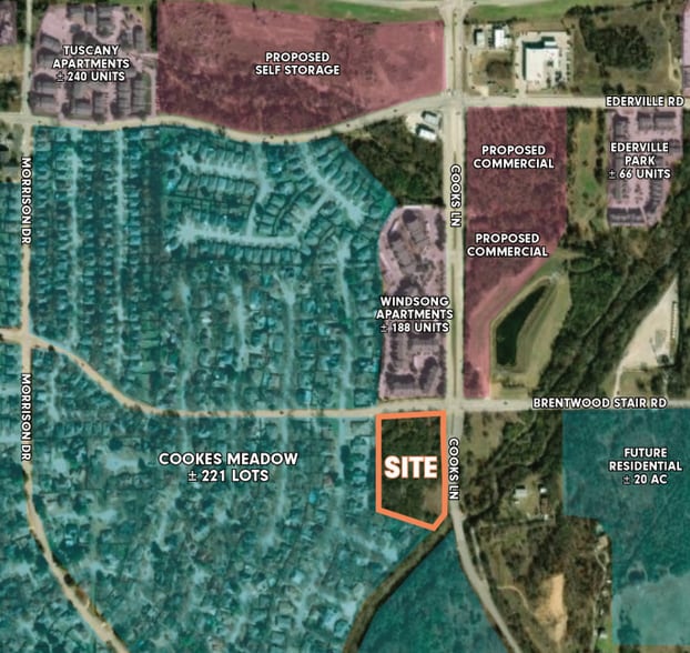 7808 Brentwood Stair Rd, Fort Worth, TX à vendre - Aérien – Image 2 sur 2