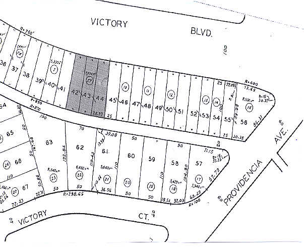 441 S Victory Blvd, Burbank, CA à louer - Plan cadastral – Image 3 sur 15