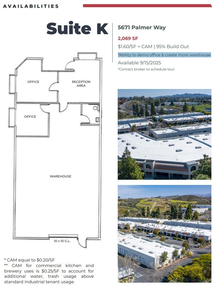 5650 El Camino Real, Carlsbad, CA à louer Plan d’étage– Image 1 sur 1