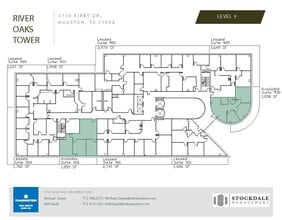3730 Kirby Dr, Houston, TX à louer Plan d’étage– Image 1 sur 1