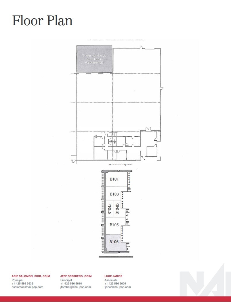 3500 W Valley Hwy N, Auburn, WA à louer Plan d’étage– Image 1 sur 1