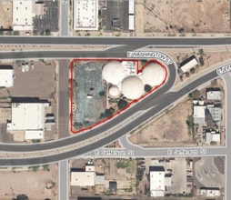 2550 E Jefferson St, Phoenix, AZ - Vue aérienne vue de carte
