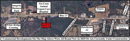 13310 US HWY 17 N, Hampstead, NC à louer Carte– Image 2 sur 2