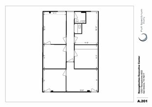 12521 Nacogdoches Rd, San Antonio, TX à louer Plan d’étage– Image 2 sur 8