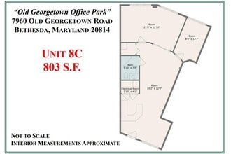 7960-7990 Old Georgetown Rd, Bethesda, MD à louer Plan d’étage– Image 1 sur 1