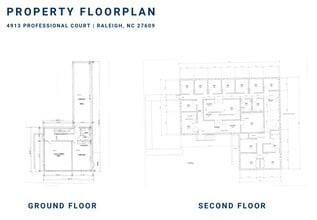 4913 Professional Ct, Raleigh, NC à louer Plan d’étage– Image 2 sur 2