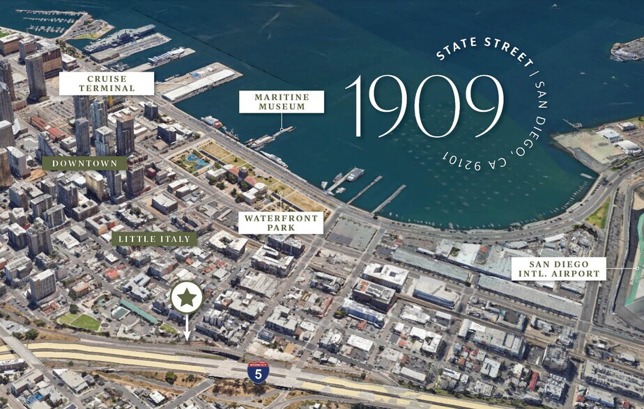 1909 State St, San Diego, CA à vendre - Aérien – Image 1 sur 1