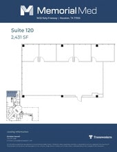 9432 Katy Fwy, Houston, TX à louer Plan d’étage– Image 1 sur 1