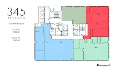 345 Seventh Ave, New York, NY à louer Plan d’étage– Image 1 sur 1