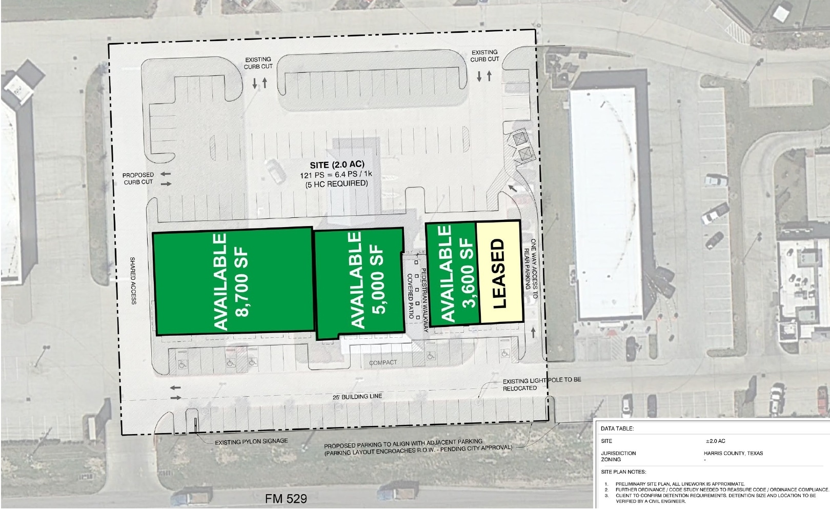 20440 FM 529 Rd, Cypress, TX à louer Plan de site– Image 1 sur 1