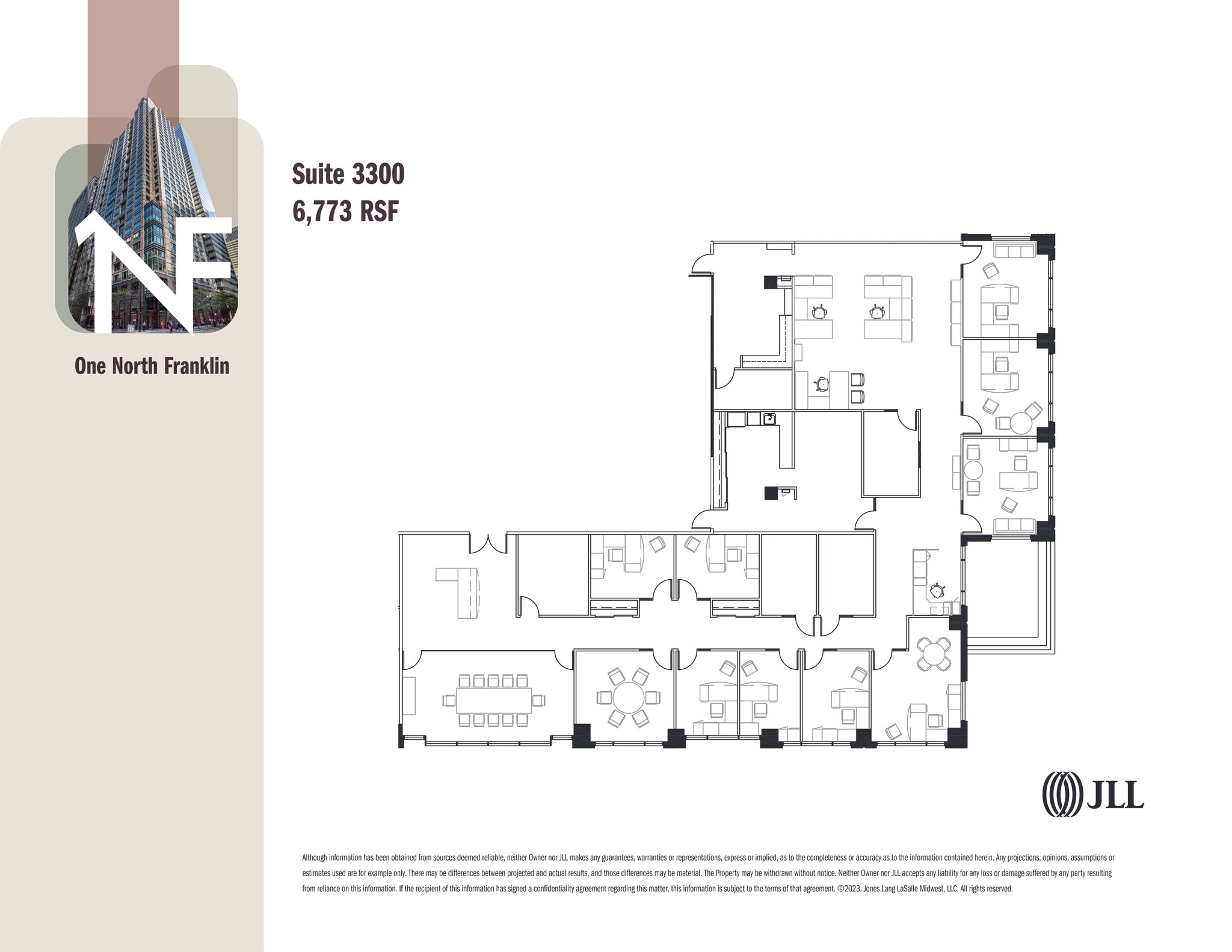 1 N Franklin St, Chicago, IL à louer Plan de site– Image 1 sur 1