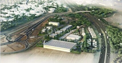 Plaisir - Vue aérienne  vue de carte