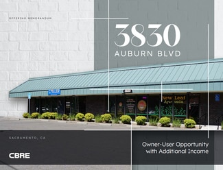 Plus de détails pour 3830 Auburn Blvd, Sacramento, CA - Bureau à vendre