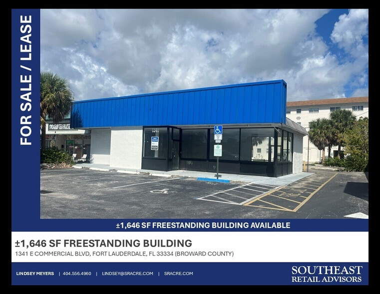 1341 E Commercial Blvd, Fort Lauderdale, FL à louer - Photo de l’immeuble – Image 1 sur 6