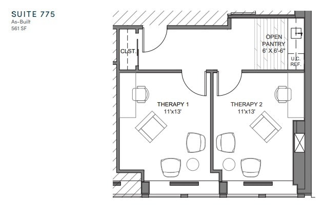 1634 I St NW, Washington, DC à louer Plan d’étage– Image 1 sur 1