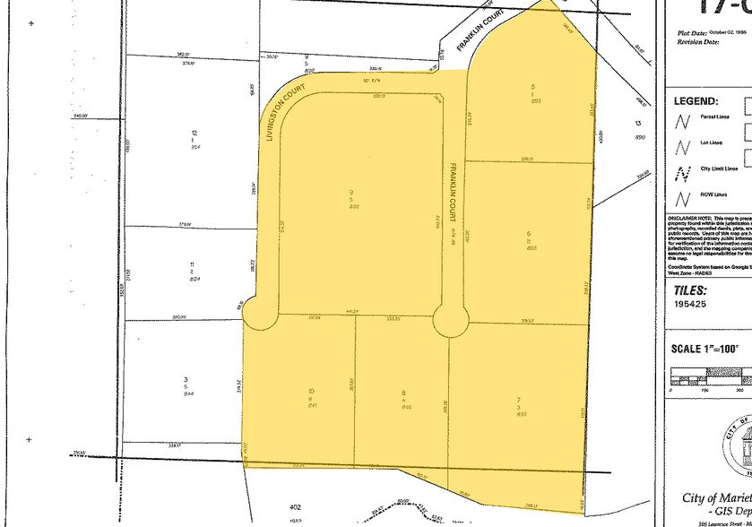 810 Franklin Ct SE, Marietta, GA à louer - Plan cadastral – Image 3 sur 12