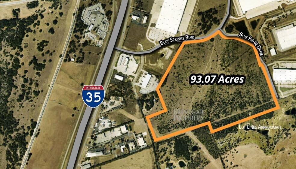 410 Blue Springs Blvd, Georgetown, TX à vendre - Aérien – Image 2 sur 2