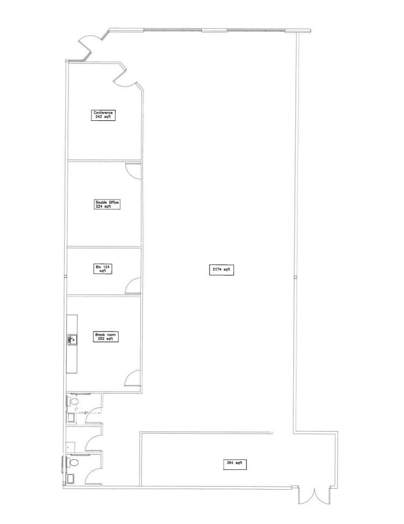 6185 Huntley Rd, Columbus, OH à louer Plan d’étage– Image 1 sur 1