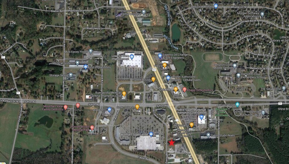 Taylor Rd & Us 431, Owens Cross Roads, AL à vendre - Aérien – Image 2 sur 2