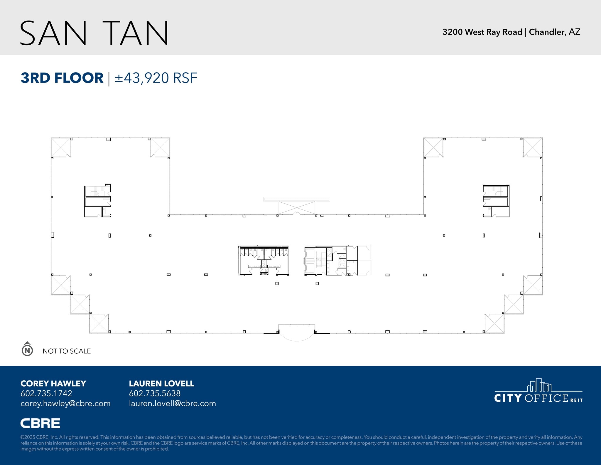 3200 W Ray Rd, Chandler, AZ à louer Plan de site– Image 1 sur 2