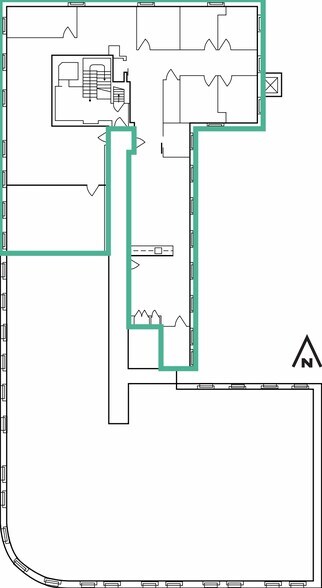 10113 104th St NW, Edmonton, AB à louer - Plan d’étage – Image 3 sur 6