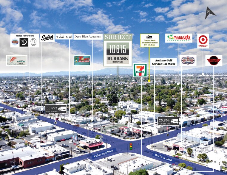 10615 Burbank Blvd, North Hollywood, CA à vendre - Photo de l’immeuble – Image 3 sur 5