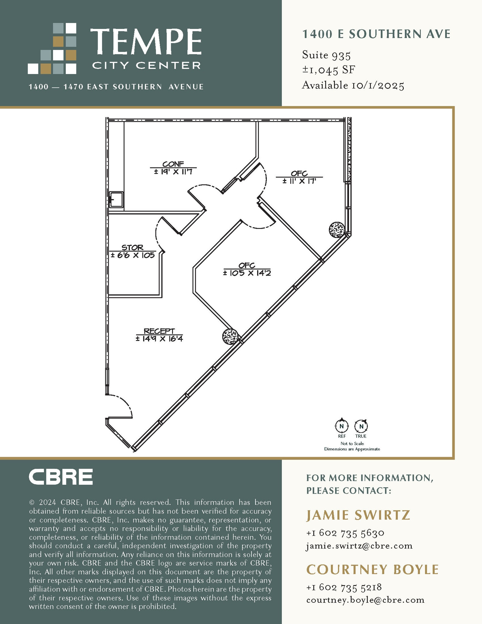 1400 E Southern Ave, Tempe, AZ à louer Plan d’étage– Image 1 sur 1