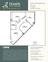 1400 E Southern Ave, Tempe, AZ à louer Plan d’étage– Image 1 sur 1