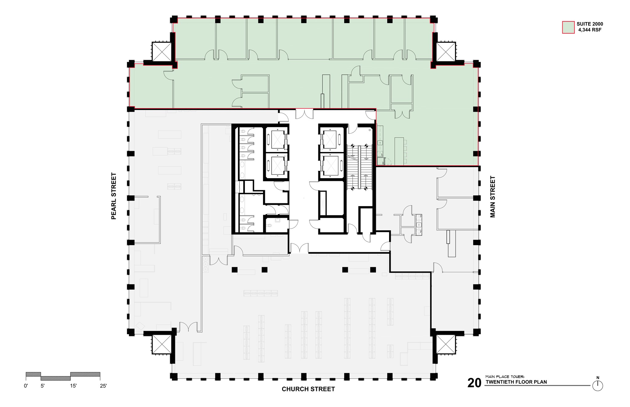 350 Main St, Buffalo, NY à louer Plan de site– Image 1 sur 1