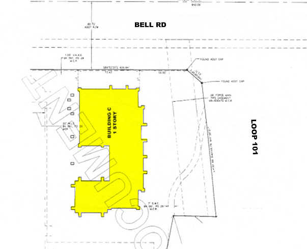 8763 E Bell Rd, Scottsdale, AZ à louer - Plan cadastral – Image 2 sur 8