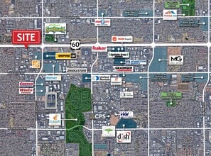 544 W Iron Ave, Mesa, AZ - Vue aérienne  vue de carte