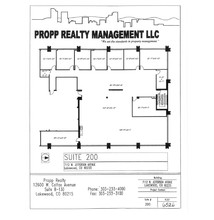 7110 W Jefferson Ave, Lakewood, CO à louer Plan d’étage– Image 1 sur 1