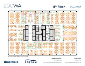 200 W Adams St, Chicago, IL à louer Plan d’étage– Image 1 sur 1