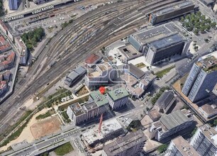 Nancy - Vue aérienne  vue de carte