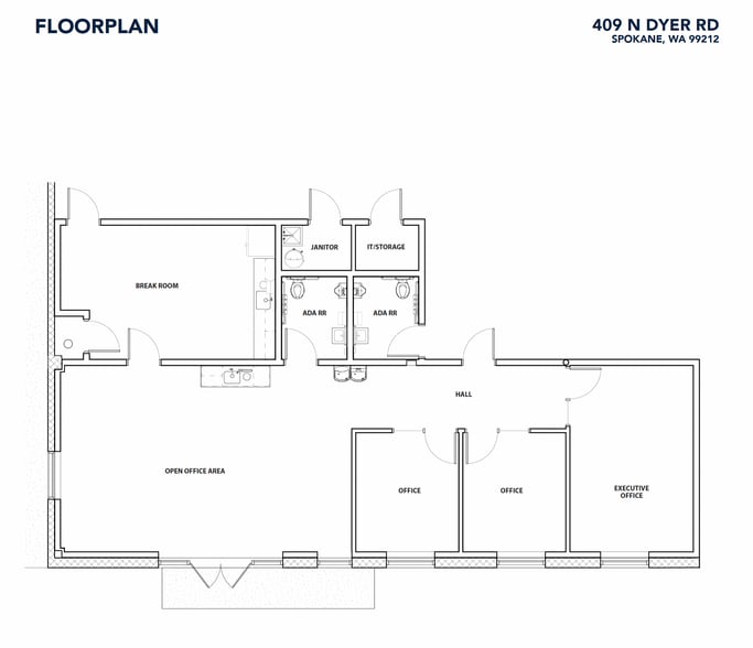 409 N Dyer Rd, Spokane, WA à louer - Plan d’étage – Image 3 sur 7