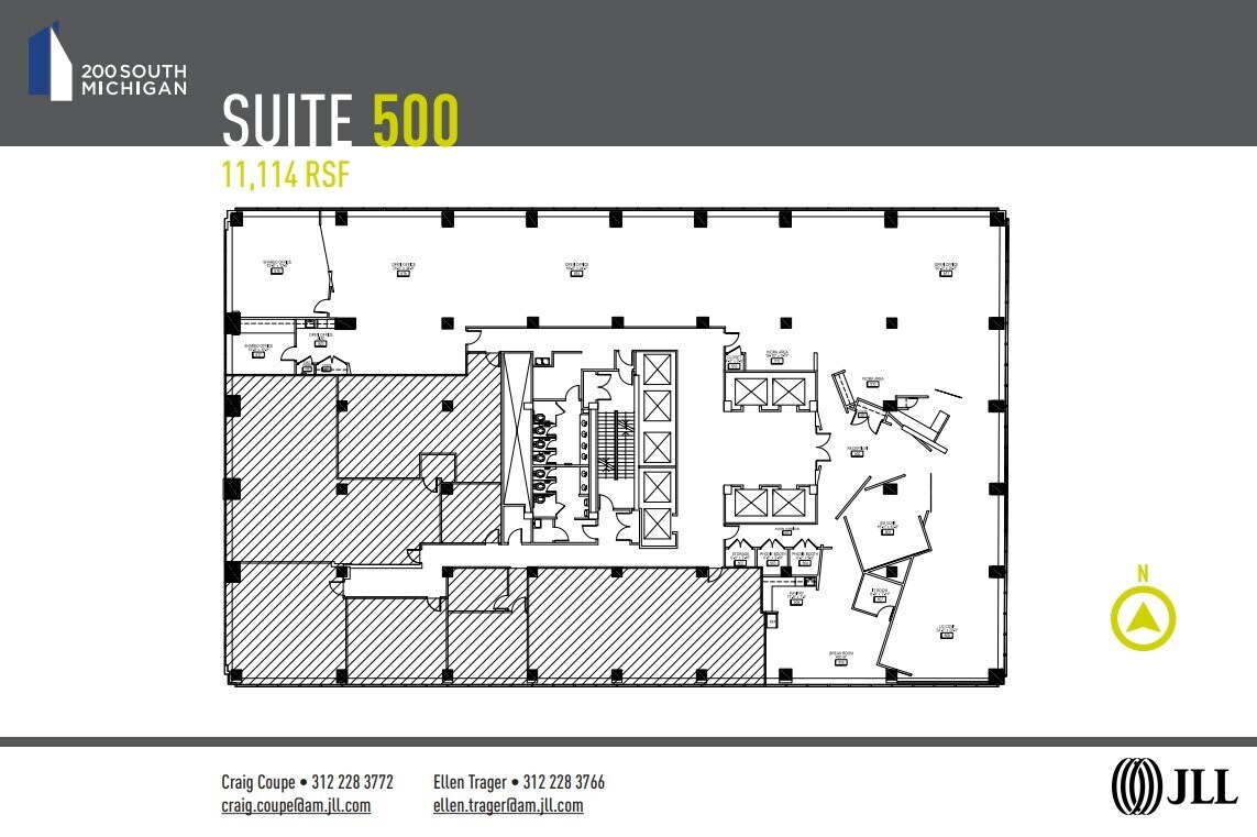 200 S Michigan Ave, Chicago, IL à louer Plan d’étage– Image 1 sur 1