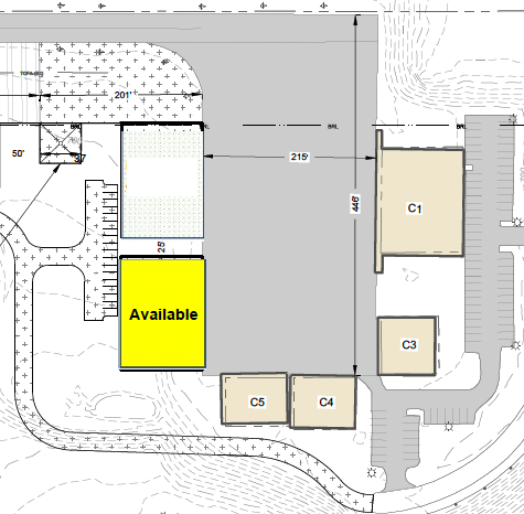 South Hangar, Peachtree City, GA à louer - Plan de site – Image 2 sur 2