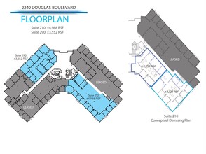 2240 Douglas Blvd, Roseville, CA à louer Plan d’étage– Image 1 sur 1