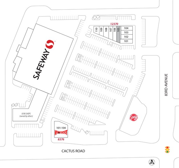 12370 N 83rd Ave, Peoria, AZ à louer - Plan de site – Image 3 sur 13