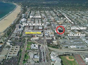 520 Broadway, Santa Monica, CA - VUE AÉRIENNE  vue de carte